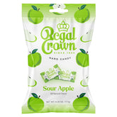 Regal Crown sour apple candy peg bag shows crisp tang and classic packaging.