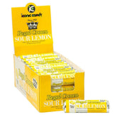 Regal Crown Sour Lemon hard candy rolls, front view, ideal for nostalgic snacking
