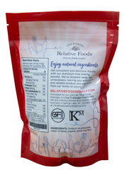 Relative Foods Baking Powder measuring spoon shows consistent texture in baking