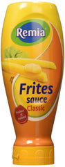 Remia Frite Sauce Classic jar view for dipping fries.
