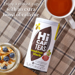 The Republic of Tea Breakfast Tea chicory blend delivering bold flavor in a cup.