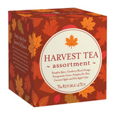 The Republic of Tea Fall Harvest Pumpkin Spice Black Tea bag set, cozy autumn flavor for evenings.