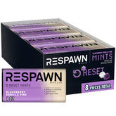 RESPAWN by Razer Blackberry Vanilla mints front pack view showing bulk bundle for freshness