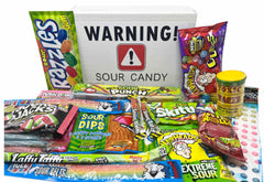 RETRO CANDY YUM sour candy mix box for gifting and shared snacking