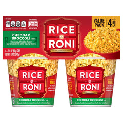 Rice-A-Roni Cheddar Broccoli Cup — single-serve meal in minutes for easy microwaving
