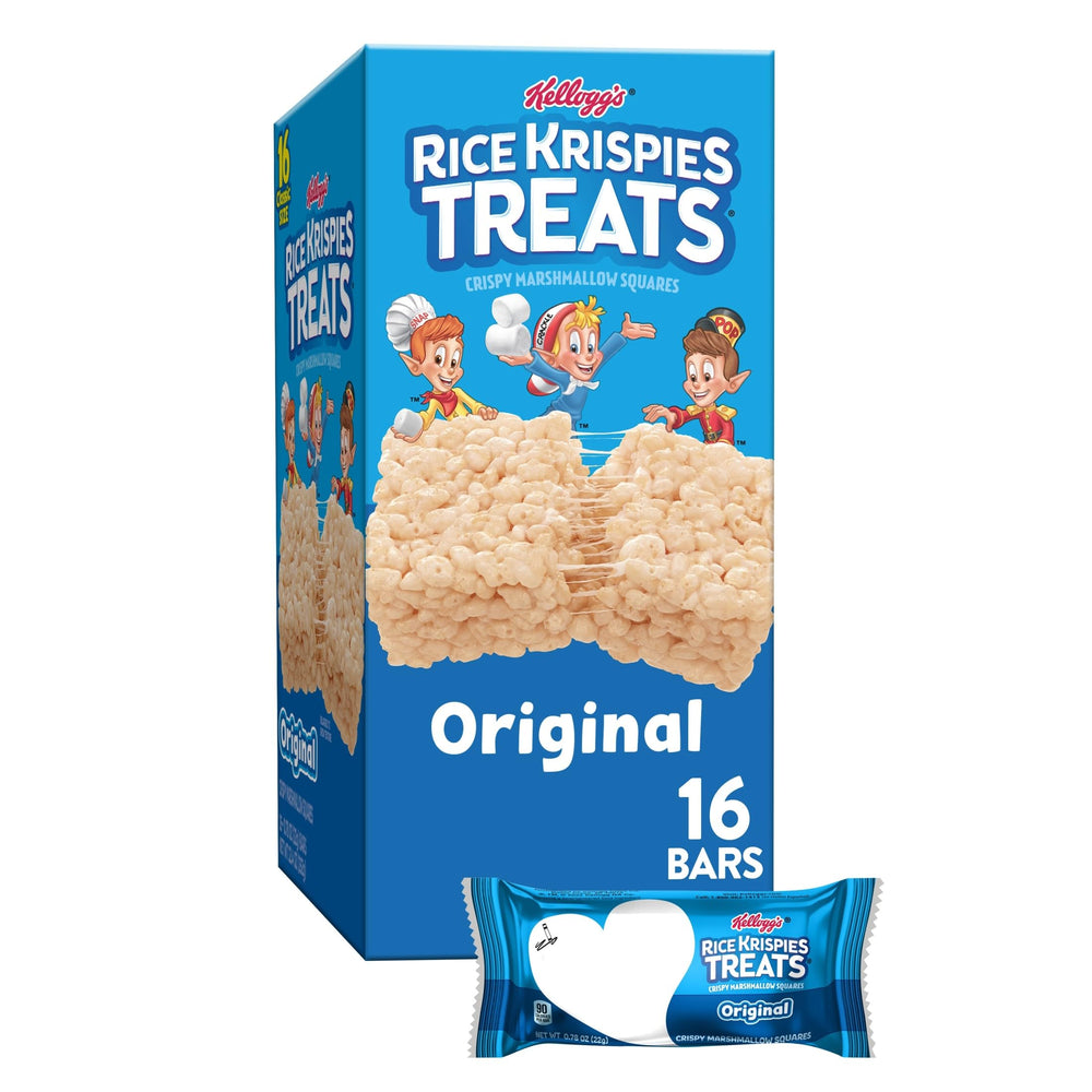 Rice Krispies Treats Original bars in a box, ideal for family sharing