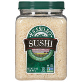 RiceSelect sushi rice jar with premium short-grain blend for authentic sushi