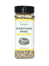Riega Everything Bagel Seasoning shaker bottle for easy seasoning.
