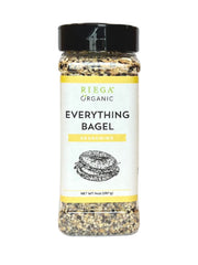 Riega Everything Bagel Seasoning shaker bottle for easy seasoning.