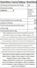 Riega organic seasoning ingredients on the spice shelf for clean cooking.