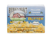 Riehle's Select hulless butter popcorn box, convenient for quick movie nights
