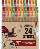 Righteous Felon OG Hickory Beef Stick, bold flavor for on-the-go protein.