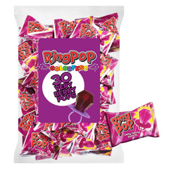 Ring Pop Colorfest Purple Very Berry lollipop with purple gem, ideal for party favors.