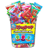 Ring Pop variety pack pops displayed for sharing at parties and gatherings.