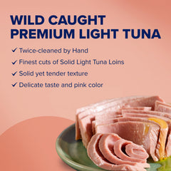 Sustainably wild-caught Rio Mare tuna supporting responsible quality.