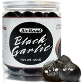 RioRand black garlic 454g jar front view shows ready-to-use cloves.