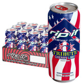 Rip-It Tribute Cherry Lime 16oz can front view highlights bold flavor and energy.