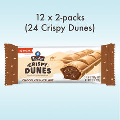 Rip Van Wafels with 4g prebiotic fiber per stick for fiber-forward snacking