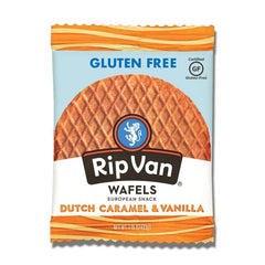 Rip Van Wafels gluten-free stroopwafel stack ideal for lunchboxes and breaks.