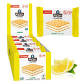 Rip Van Wafels Lemon Cookies packaging shown, ideal for on-the-go snacking