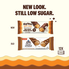 Rip Van Wafels milk choco wafer crunch adds texture to your afternoon break.