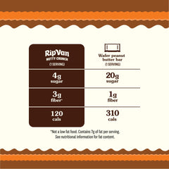 Rip Van Wafels Nutty Crunch individually wrapped for easy portability and portion control