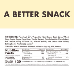 Rip Van Wafels vanilla keto wafer unwrapped, showcasing clean ingredients for mindful snacking.