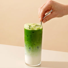 Rishi Barista Matcha whisk with ceramic mug for foamy beverages
