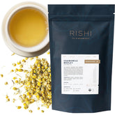 Rishi Chamomile Medley: Croatian chamomile blossoms for a calming floral aroma.