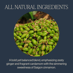 Rishi Tea Masala Chai brew in pan releasing warming aroma