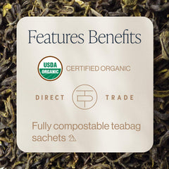 Rishi Tea organic sachets preserve freshness for every cup