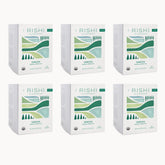 Rishi Tea Sencha green sachets pack ready for brewing and daily energy