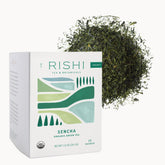 Rishi Sencha Green Tea bags ready for daily brewing