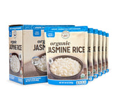 Ritika’s Global Grains organic jasmine rice pouch for quick meals.