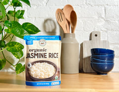 Ritika’s Global Grains six-pack pouches for easy meal prep.