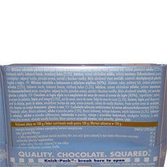 Ritter Sport Kokos coconut flakes detail emphasizes tropical flavor notes.