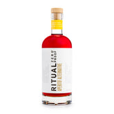 Ritual Zero-Proof bottle on bar ready for non-alcoholic cocktails