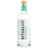Ritual Zero-Proof gin bottle front for easy cocktail crafting.
