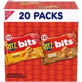 Ritz Bits Cheese sandwich crackers pack for quick school lunches and on-the-go snacking.