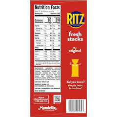 RITZ Fresh Stacks cracker texture close-up highlighting flaky, buttery flavor.