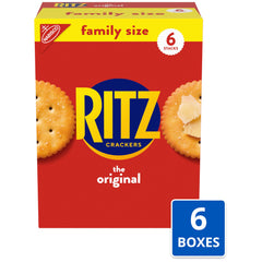 RITZ cracker snack plate with cheese demonstrates versatile serving option