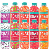 ROAR Organic Variety Pack, ten 18oz bottles, ideal for everyday hydration and events