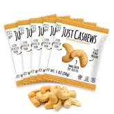Roastery Coast Just Cashews Unsalted 1oz pack for on-the-go snacking