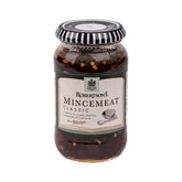 Robertson's traditional mincemeat jar with rich fruit and spice blend for festive pies