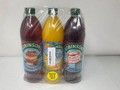 Robinsons No Added Sugar Fruit Squash Orange 1L bottle ideal for drinks on the go