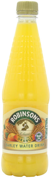 Robinson's Orange Barley Water bottle 4-pack ready for family refreshment