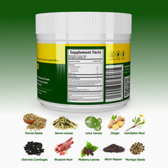 Robutop Sl-imessia packaging label highlighting vegan, non-GMO formula.