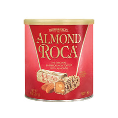 Roca Almond ROCA canister front view with gift-worthy packaging