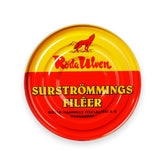 Röda Ulven Surströmming 300g contents, bold Swedish herring for fearless tastings