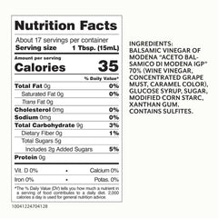 Roland Foods Balsamic Glaze drizzle on vibrant salad for balance.